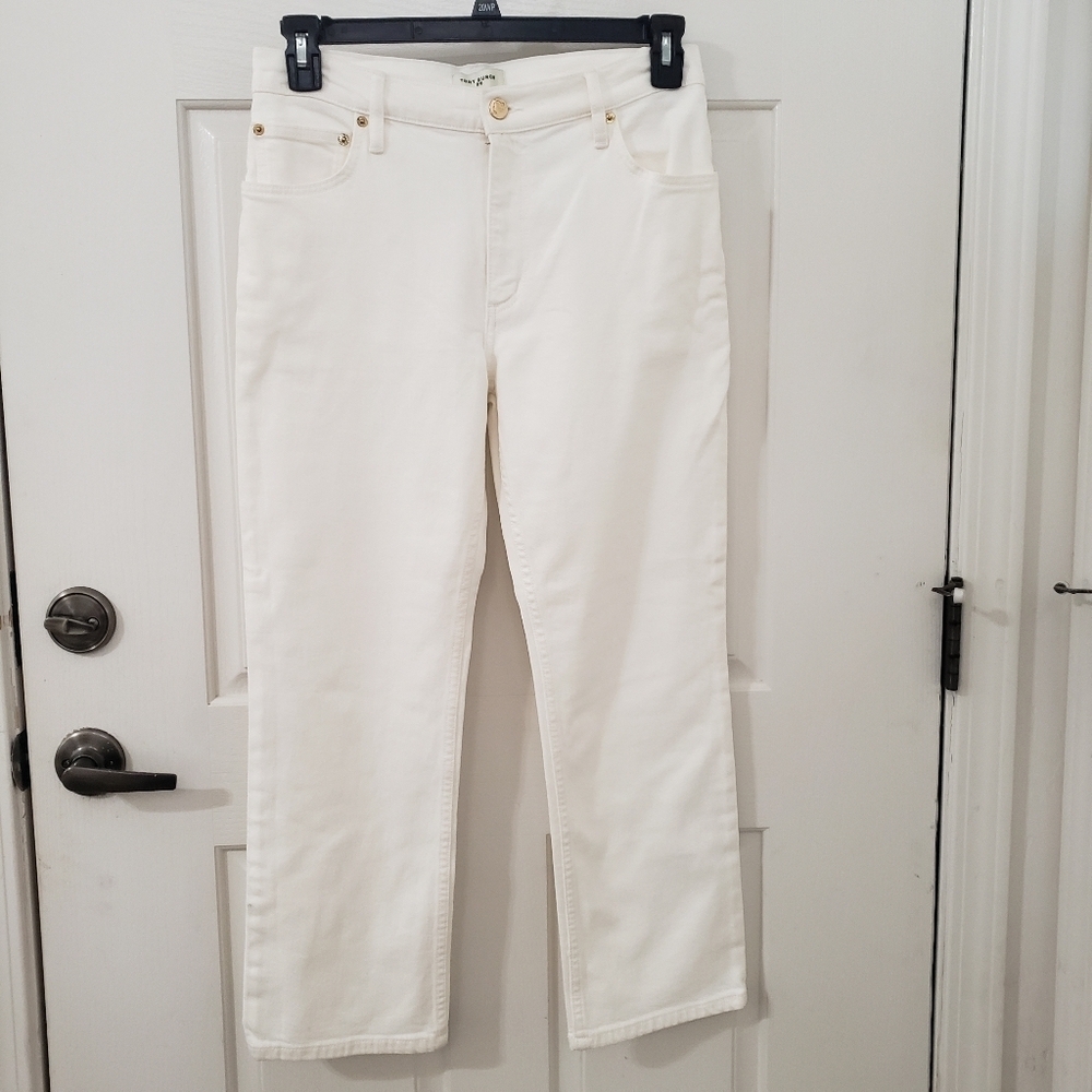 Tory Burch Size 28 Women's White Jeans